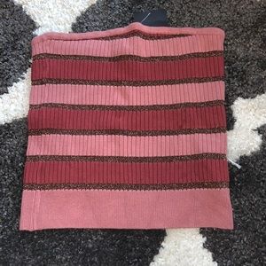 ribbed sparkly medium tube top-Forever 21